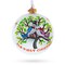 Our First Christmas Love Birds Glass Ball Christmas Ornament 4 Inches